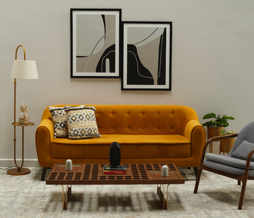 Abigail Seater Fabric Sofa - Ouch Cart