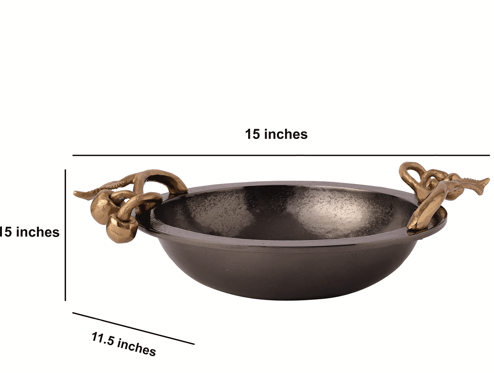 Cherry Vine Gold Décorative Bowl Set - Ouch Cart