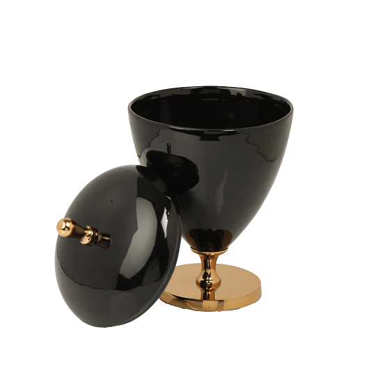 Versa Enamel Box Black - Ouch Cart