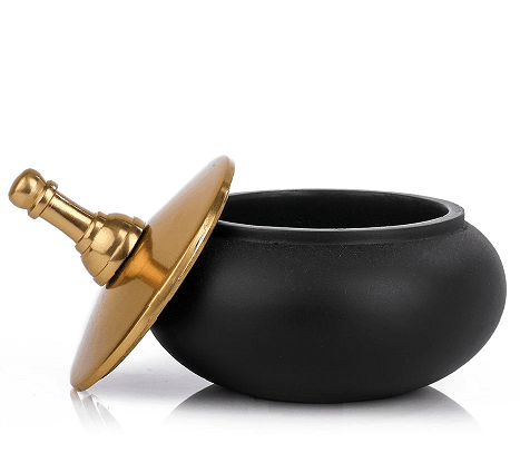 Shogi Storage Box Medium in Gold & Black - Ouch Cart