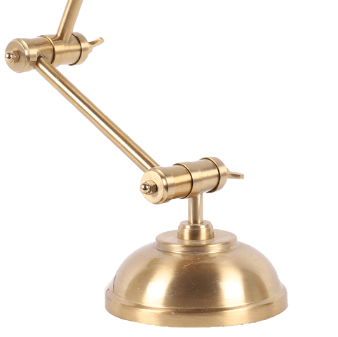 Shiny Gold Adjustable Iron Study Lamp