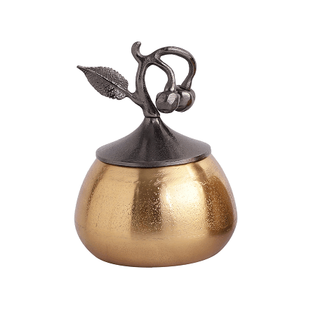 Cherry Vine Gold Décorative Medium Box - Ouch Cart