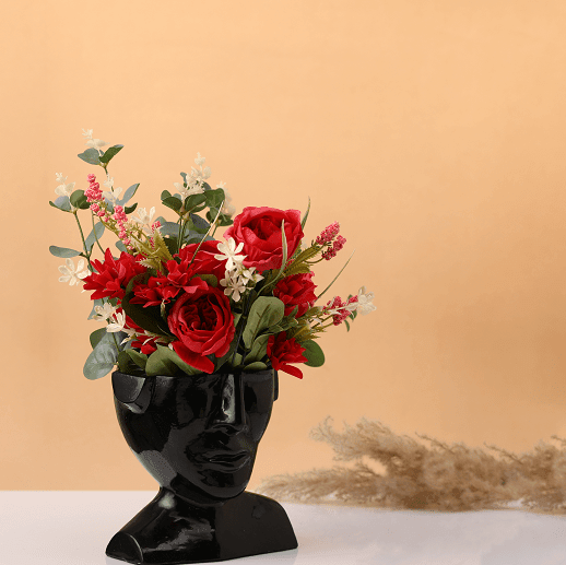 Mystique Facial Glossy Black Planter - Ouch Cart