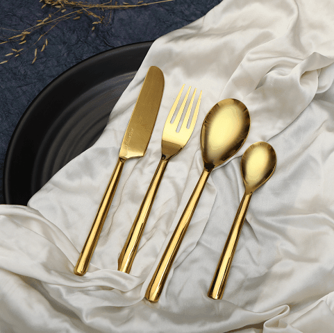 Ava Luxe Gold Cutlery Set - Ouch Cart