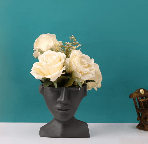 Mystique Facial concrete Planter - Ouch Cart