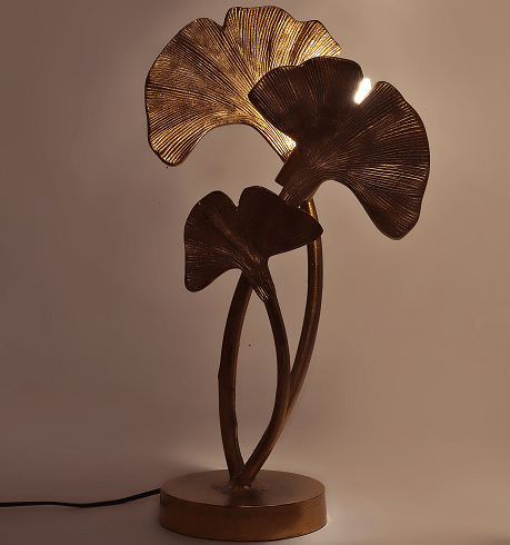 Trinity Gold Leaves lamp