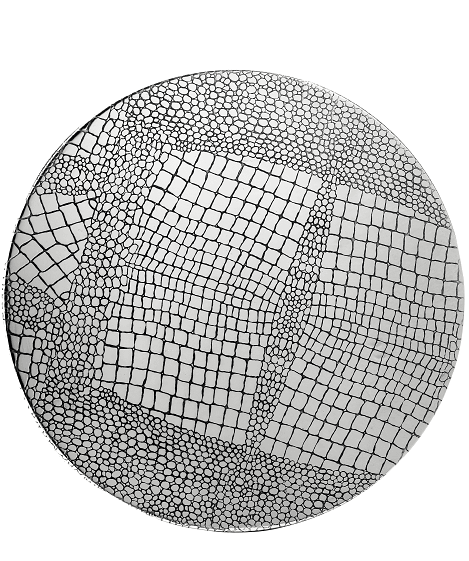 Viotto Croc Pattern Table Silver - Ouch Cart