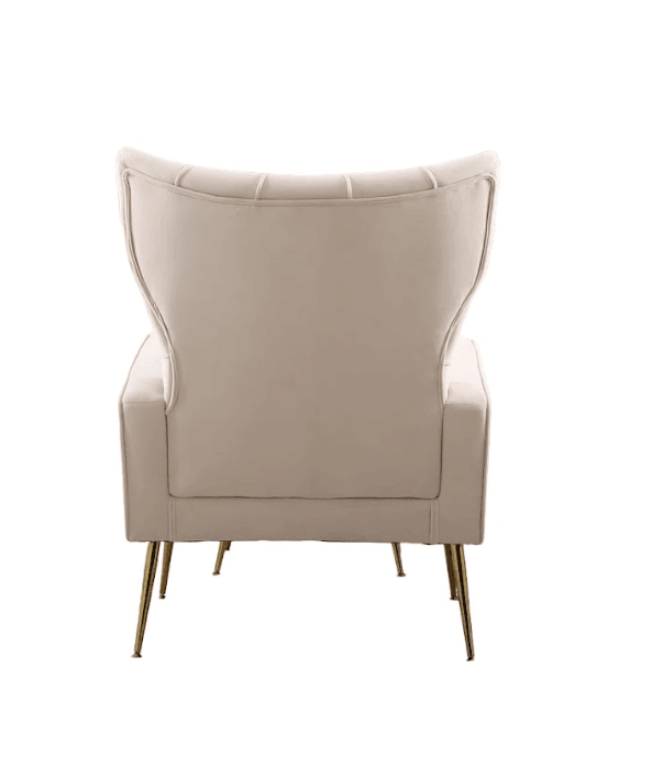 DANNEY ACCENT CHAIR WITH OTTOMAN - Ouch Cart