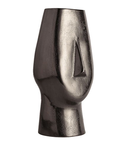 Flat Face Vase Black - Ouch Cart