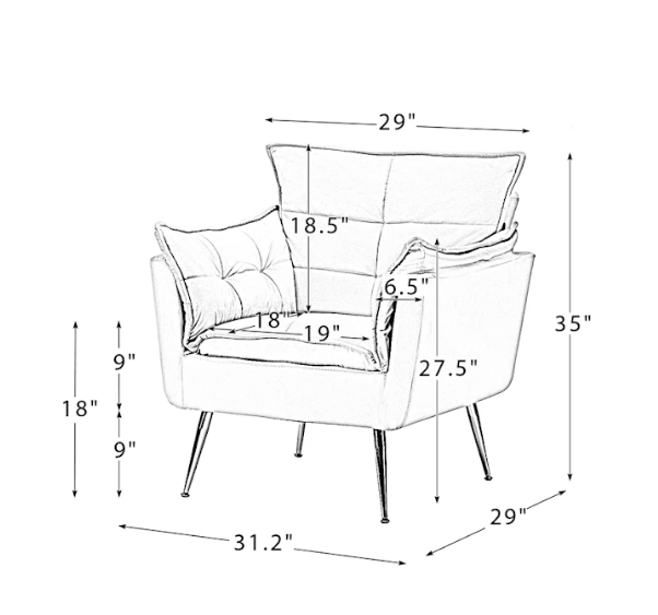 FYN ACCENT CHAIR - Ouch Cart