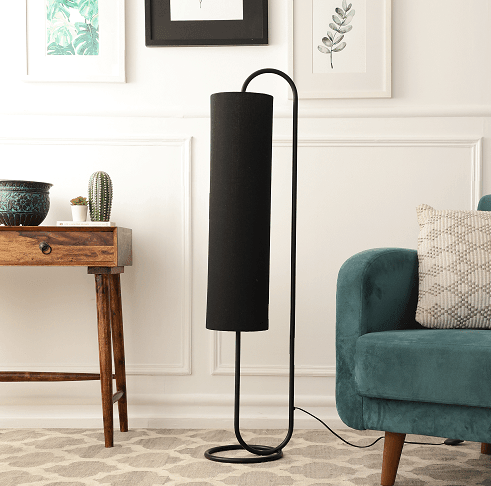 Graceful Full Black Curve Plant Stand - Ouch Cart