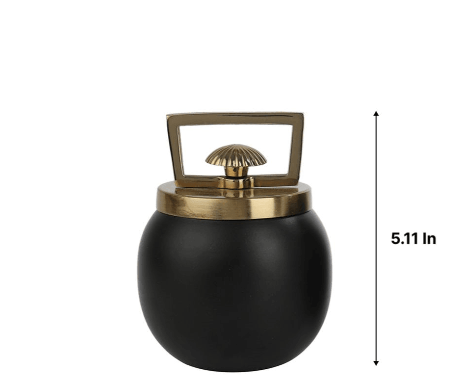 Darius Box in Black Small Size - Ouch Cart