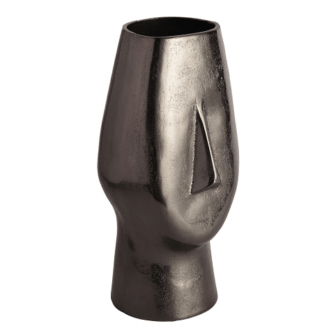 Flat Face Vase Black - Ouch Cart