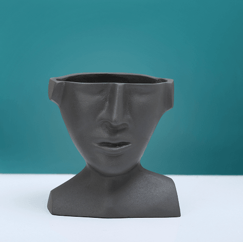 Mystique Facial concrete Planter - Ouch Cart