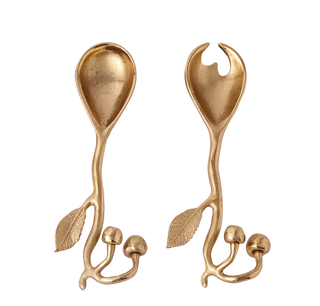 Cherry Vine Gold Décorative Bowl Set - Ouch Cart