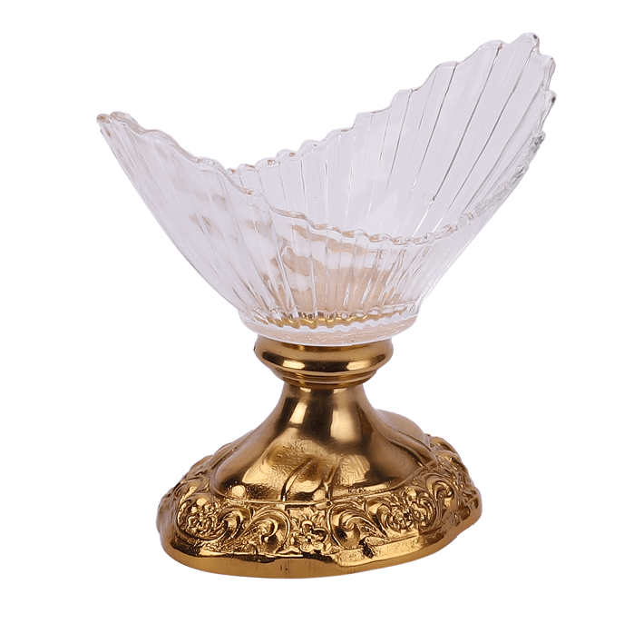 The "Crescent Artistocrat's Glass" Bowl (Gold)