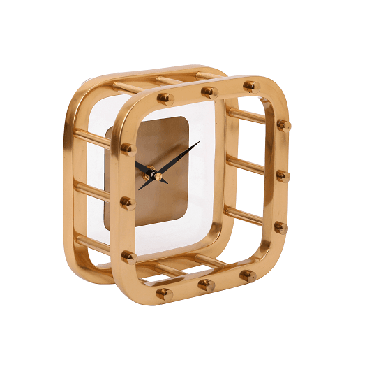 Aurelian Table Clock Gold - Ouch Cart