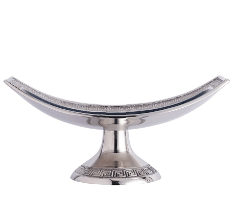 Versace Design Platter in Blue Enamle & Gold Finish - Ouch Cart