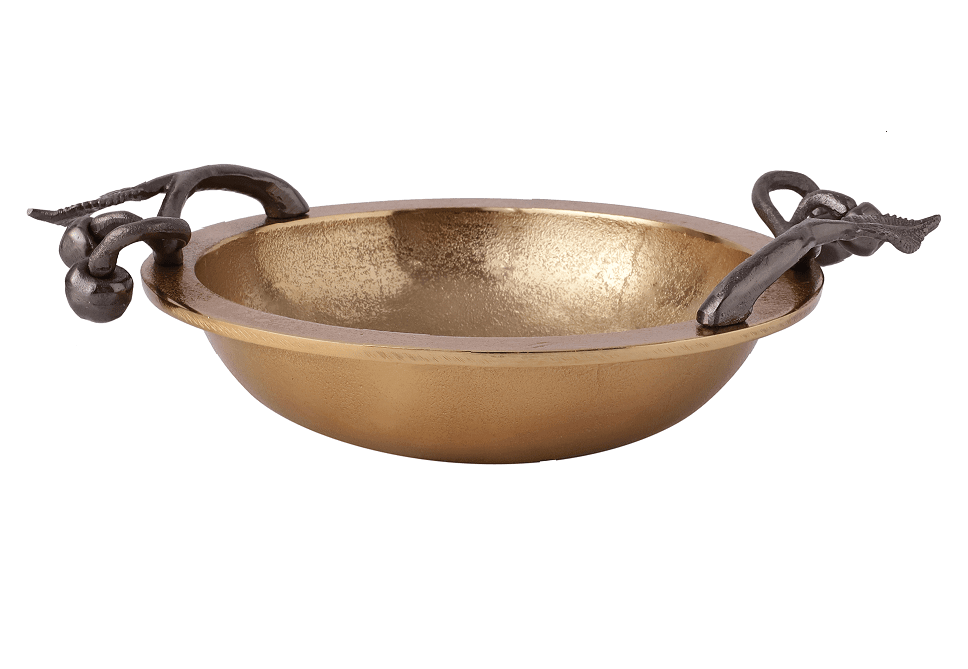 Cherry Vine Black Décorative Bowl Set - Ouch Cart