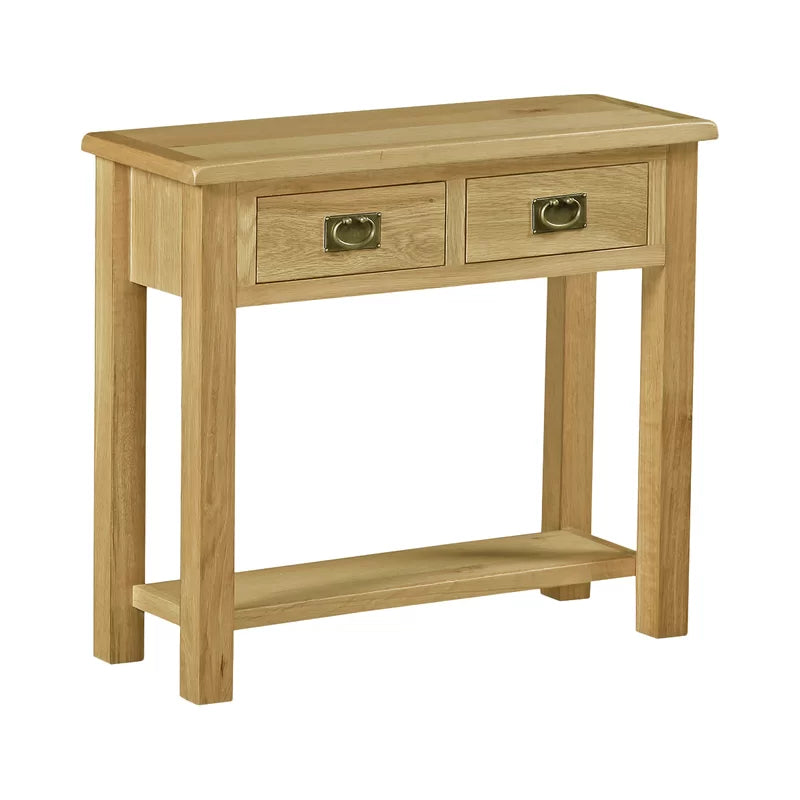 Quinn Solid Wood Top Console Table Ouch Cart
