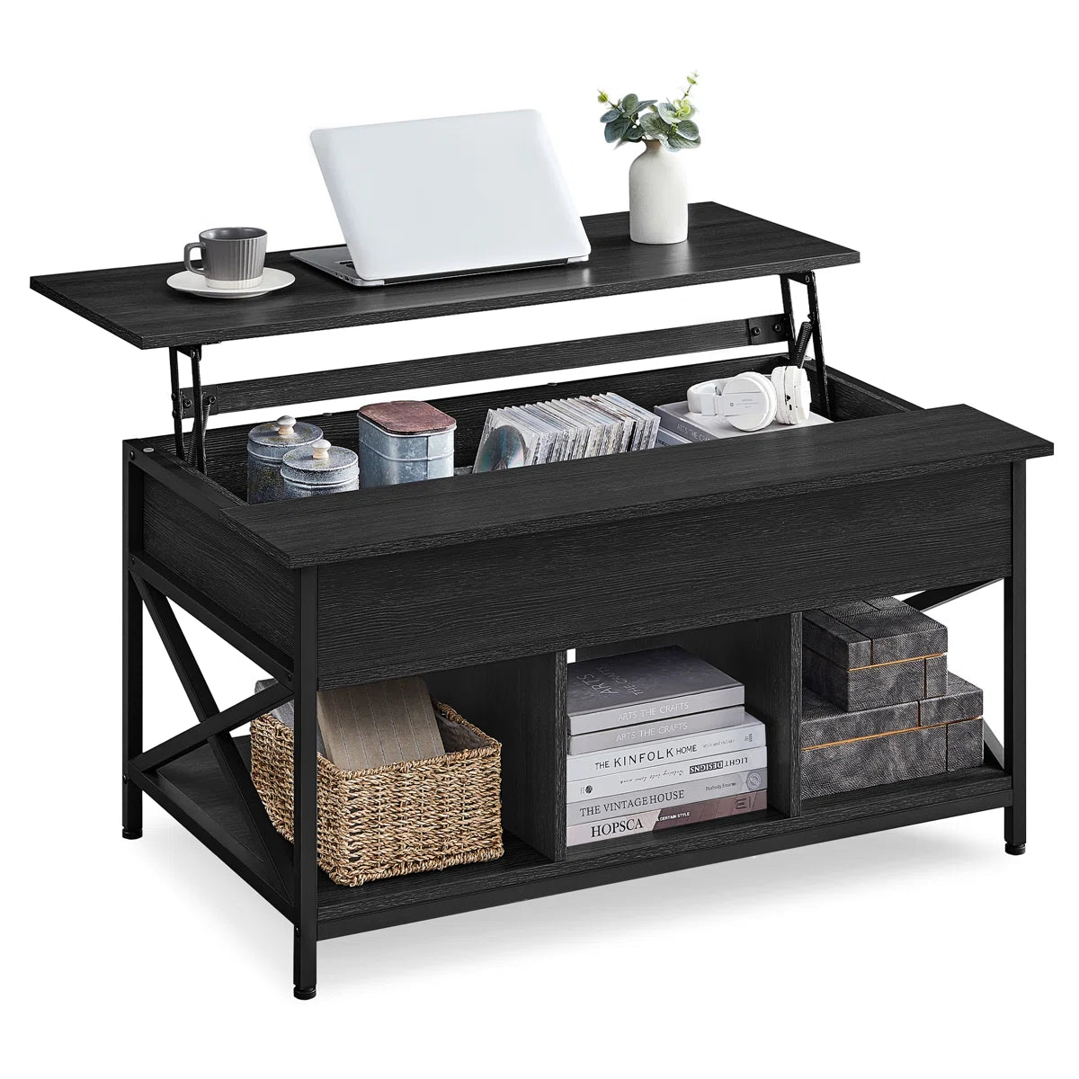 Carnagall Lift Top Coffee Table with Storage