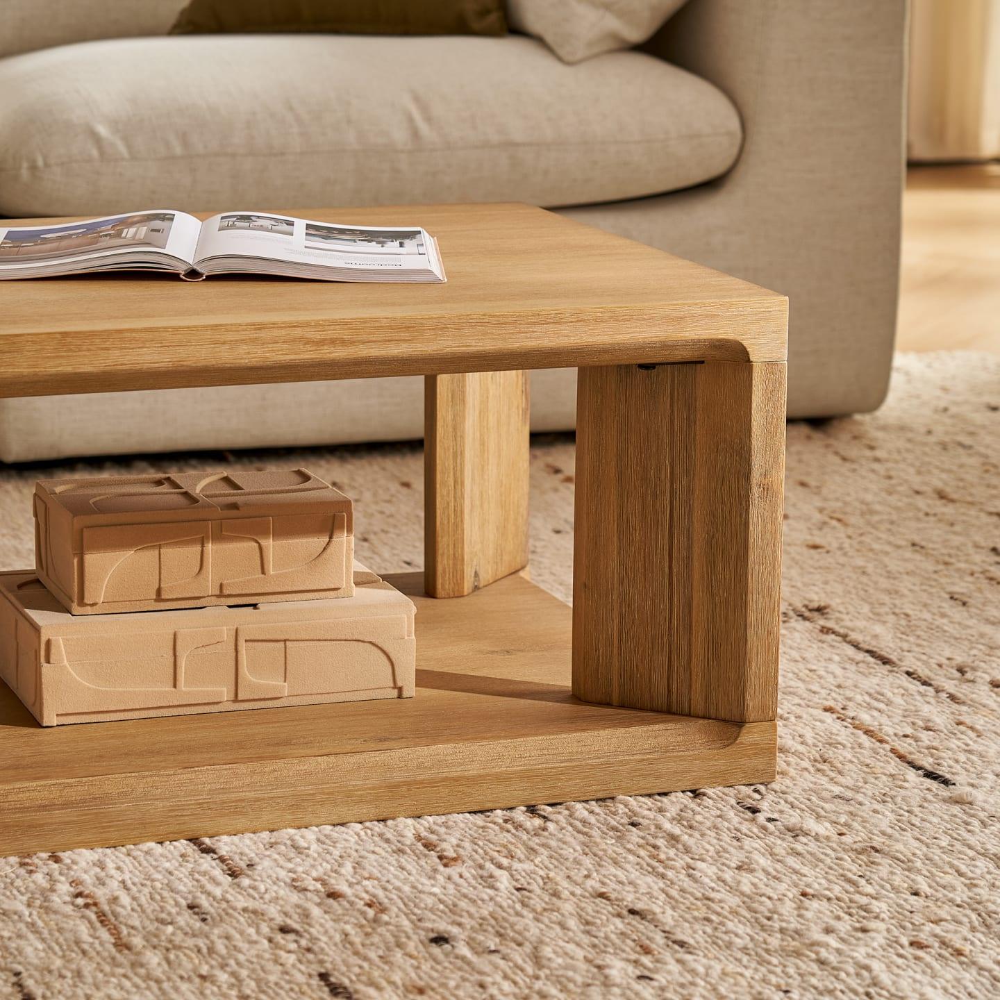 Casa Rectangular Box Coffee Table - Ouch Cart