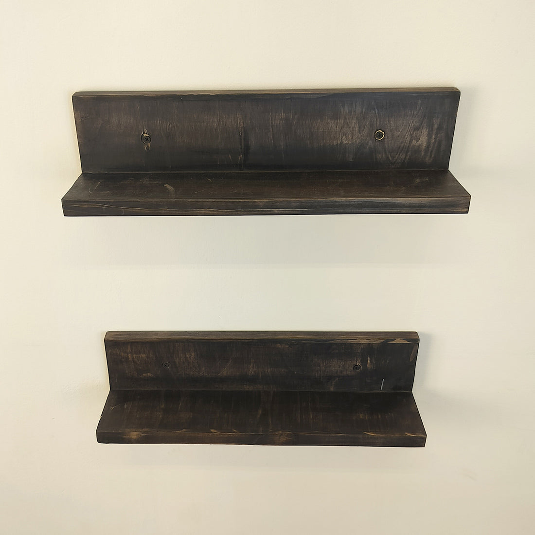 Casper set of 2 Wooden Wall Shelf Organiser