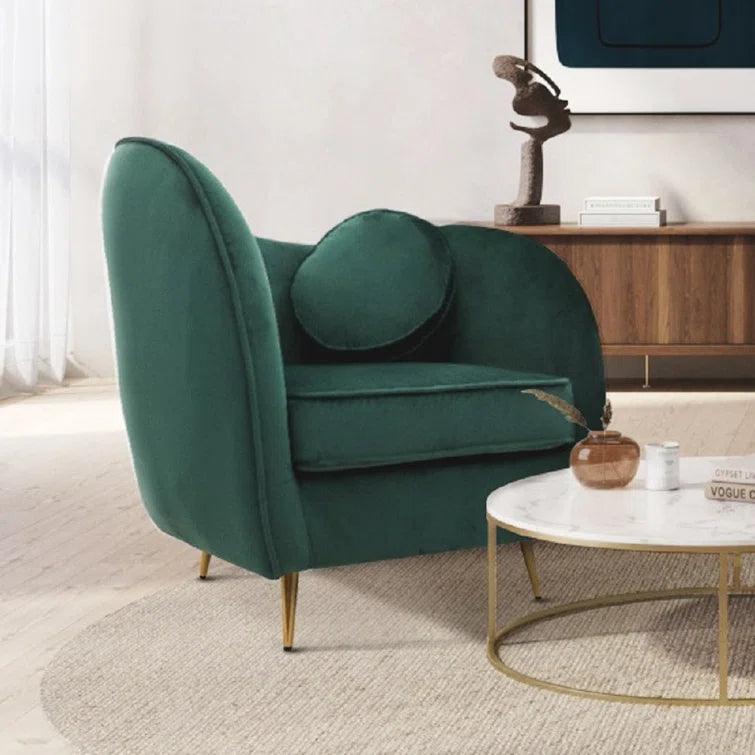 Castaneda Velvet Armchair - Ouch Cart