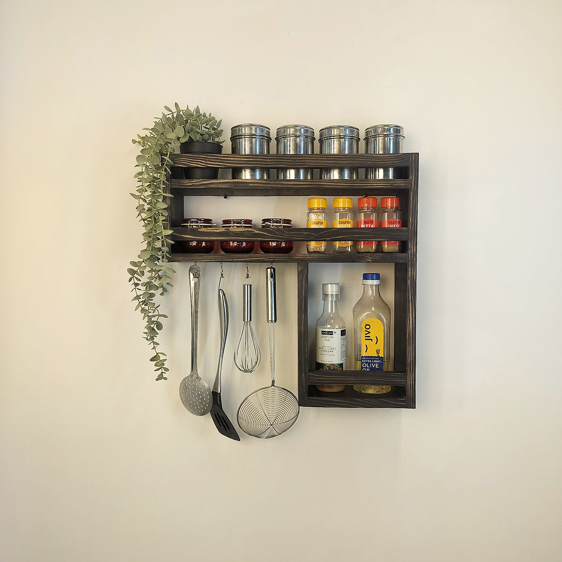 Caterina Wooden Kitchen Storage Rack-OUCH CART | Kitchen rack