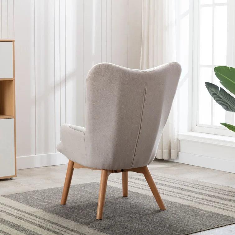 Cayden Upholstered Accent Chair - Ouch Cart | Wing chair