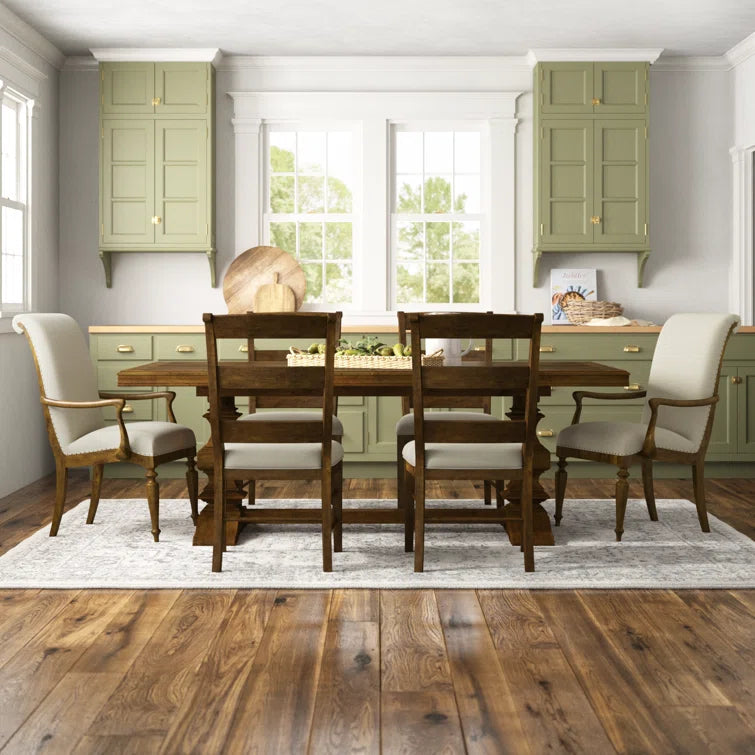 6 seater Dining Set: Classic Charm & Modern Functionality for Every Gathering ouch cart