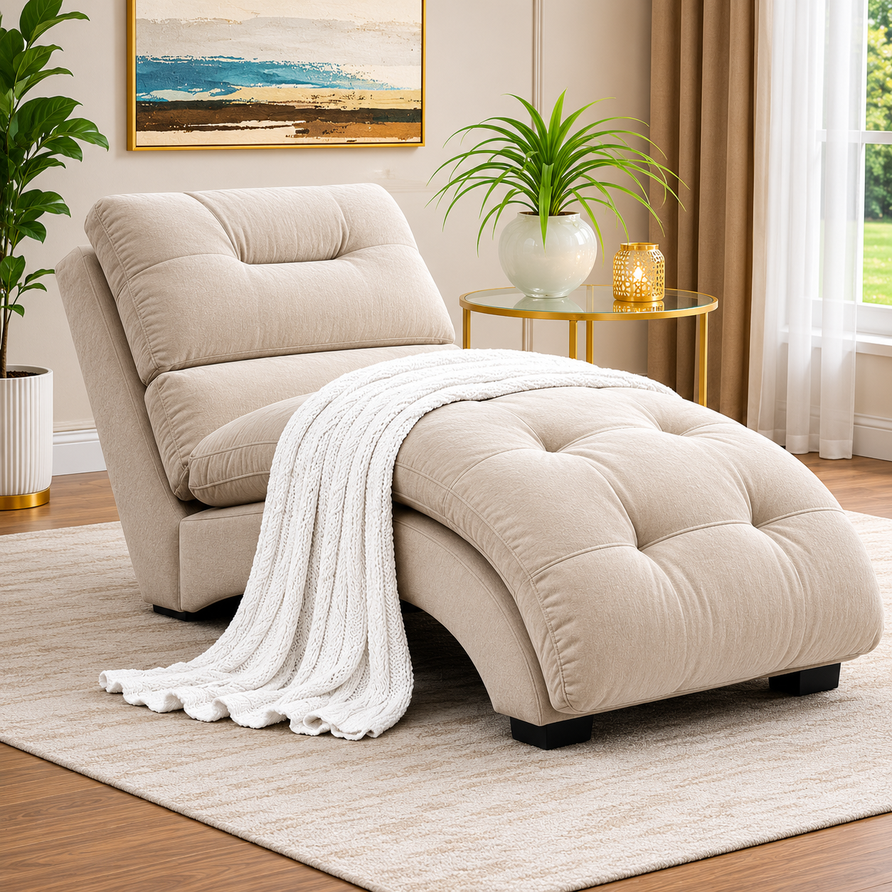 Modern Premium Wooden Sofa Couch for Home & Office Chaise Lounge Ouch Cart