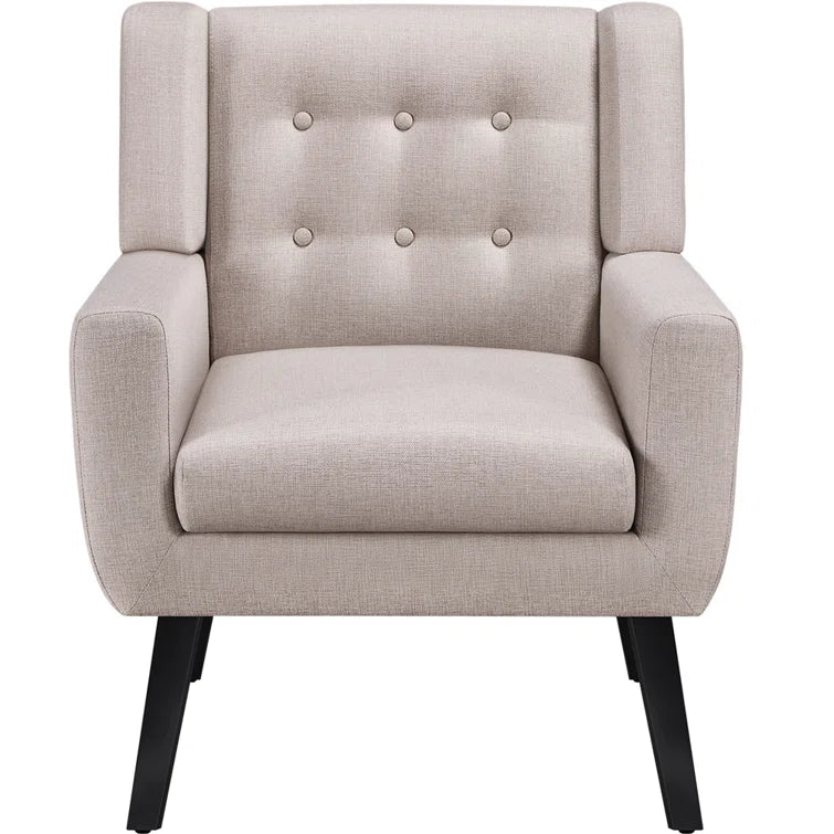 Chavtika Wide Tufted Polyester Armchair