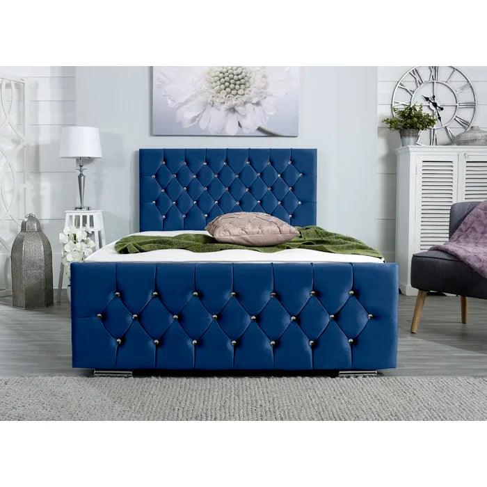 Chesser Upholstered Bed Frame - Ouch Cart