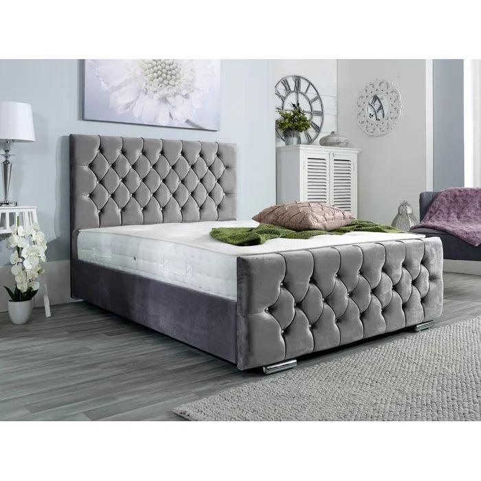 Chesser Upholstered Bed Frame - Ouch Cart