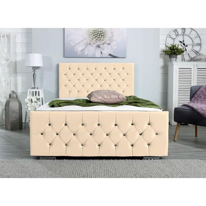 Chesser Upholstered Bed Frame - Ouch Cart