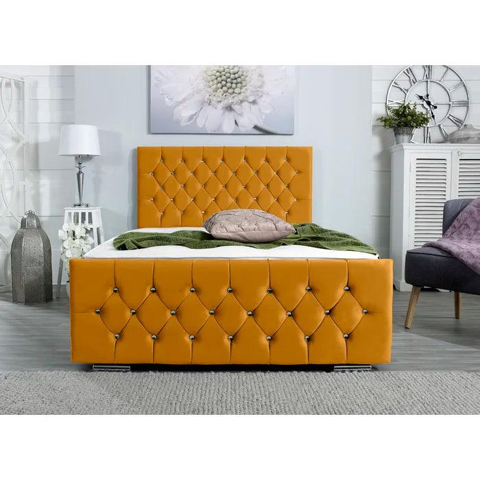 Chesser Upholstered Bed Frame - Ouch Cart