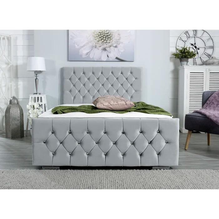 Chesser Upholstered Bed Frame - Ouch Cart