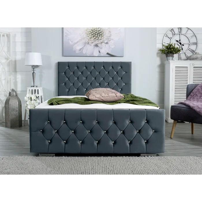 Chesser Upholstered Bed Frame - Ouch Cart