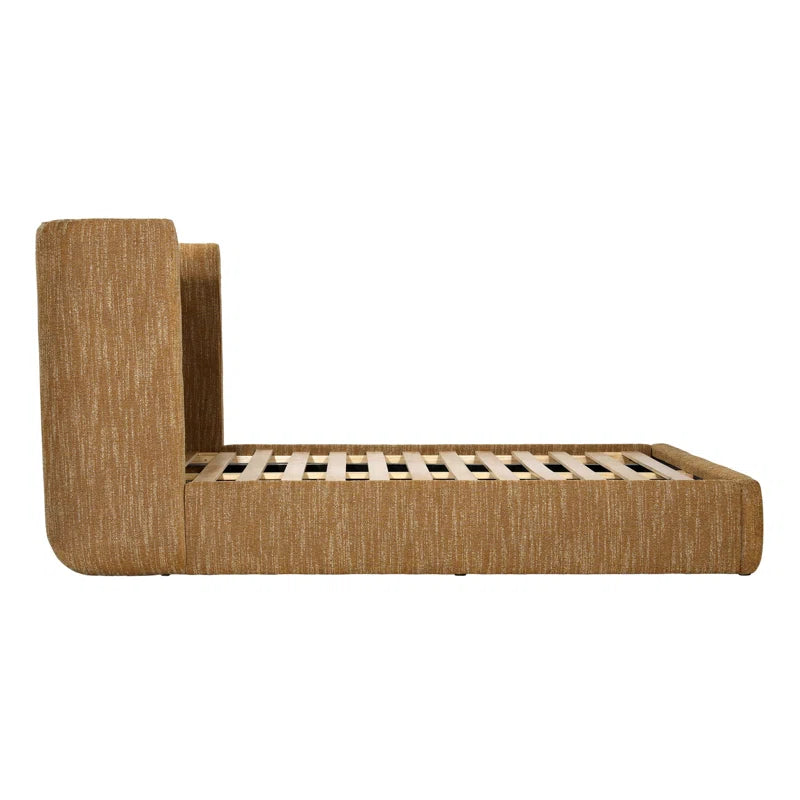 Clarisse Upholstered Wingback Bed OUCH CART