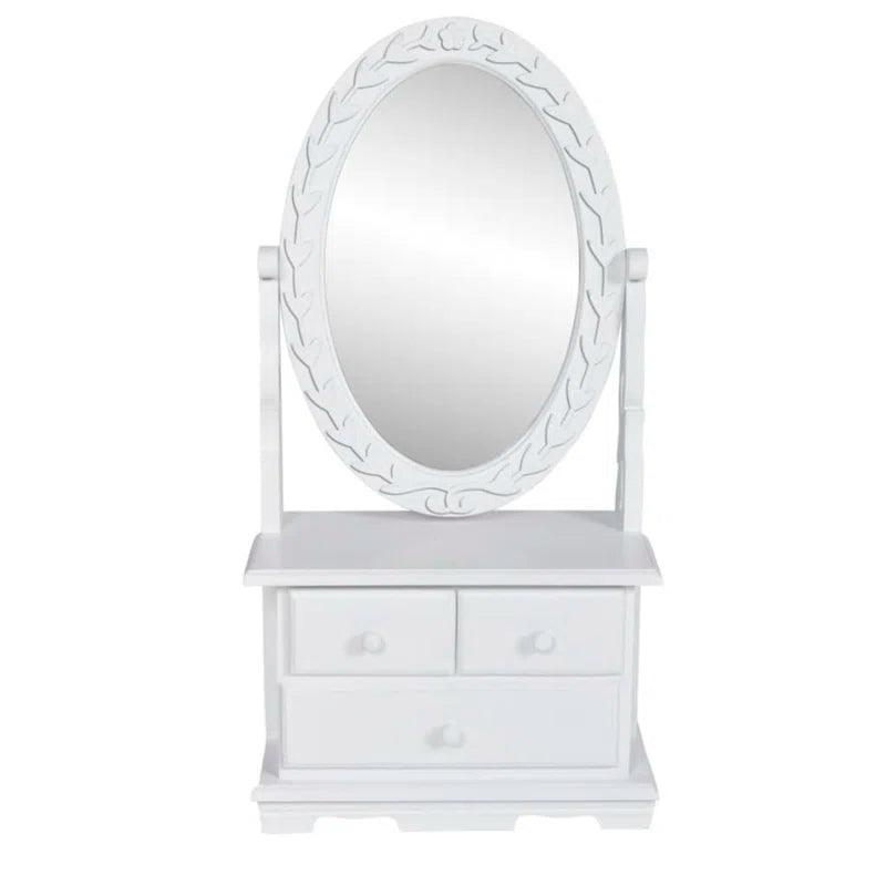 Valeria Dressing Table with Mirror - Ouch Cart