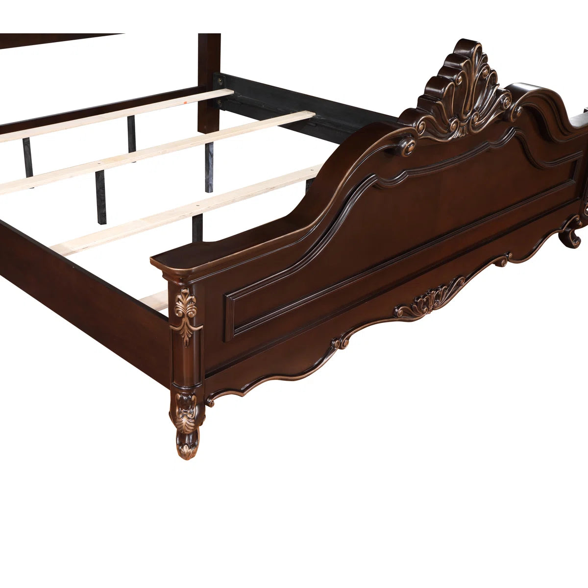 Constantine Wood Panel Bed in Cherry