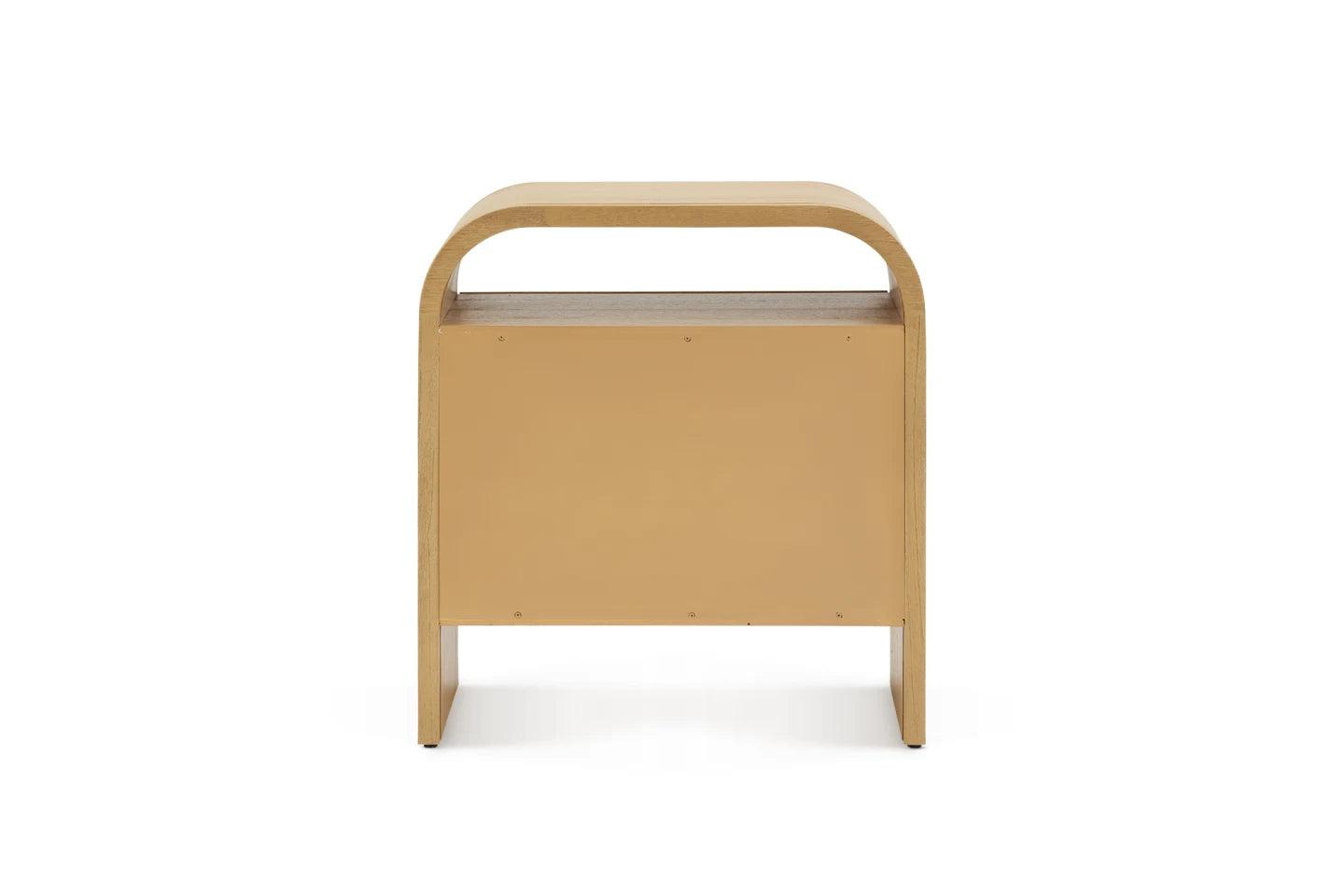 Crescent 2-Drawer Nightstand - Ouch Cart