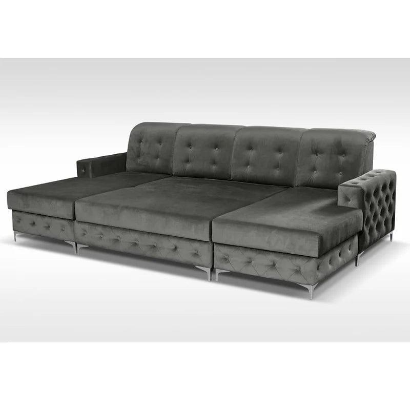 Curtiss 4 - Piece Upholstered Corner Sofa - Ouch Cart