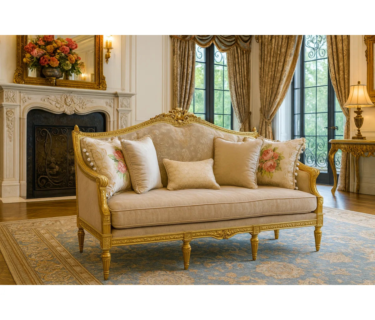 Cutrer 79'' Velvet Sofa -OUCHCART |Sofa