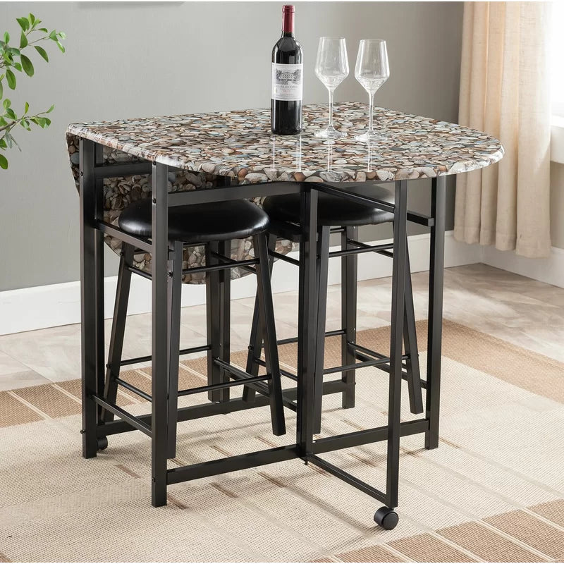 Breakfast Pub Set, Table & 2 Stools Ouch Cart