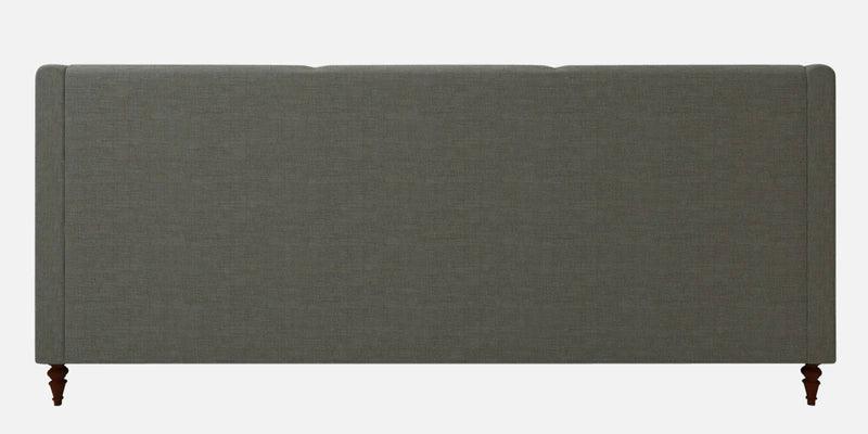 Fabric 3 Seater Sofa In Steel Grey Color - Ouch Cart