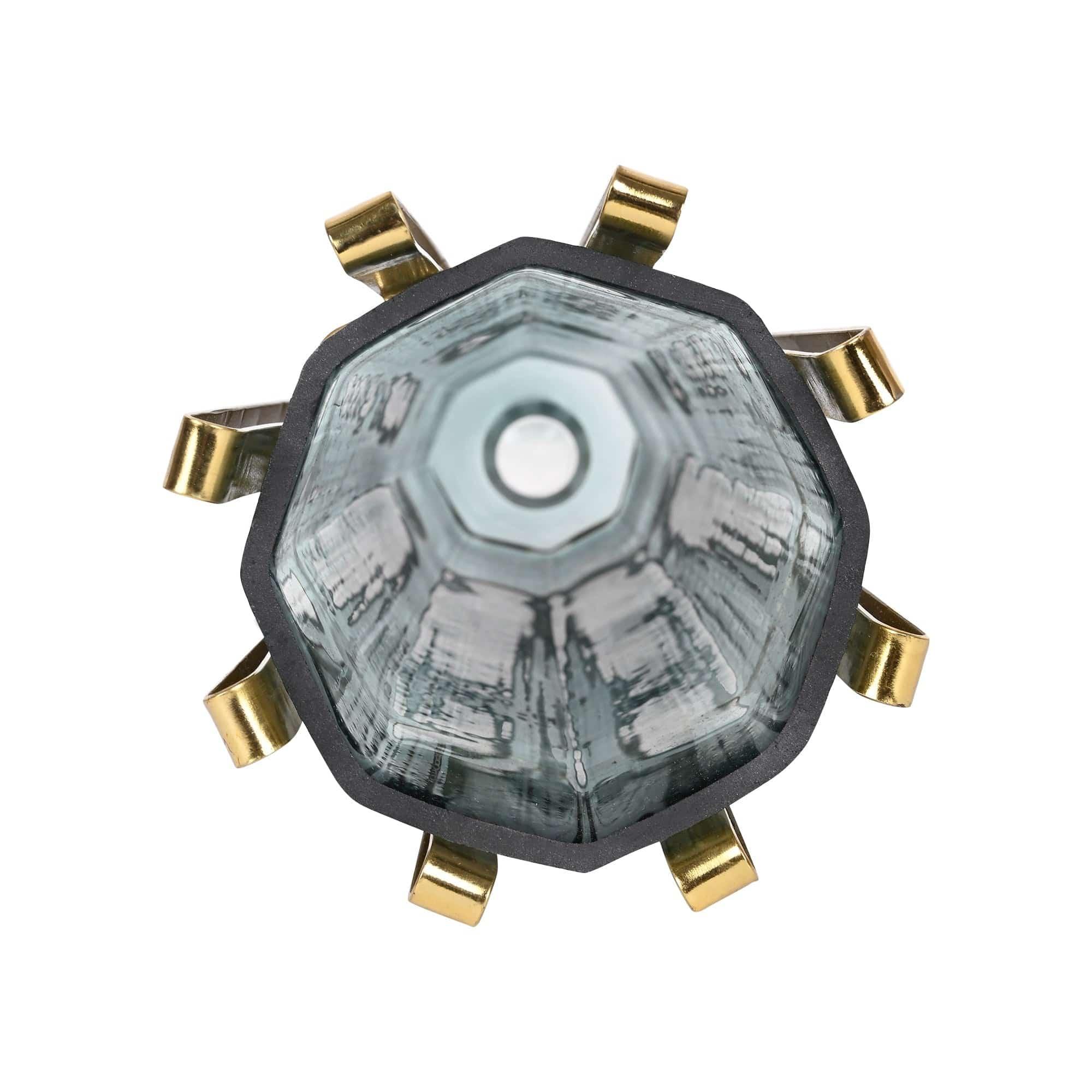 Allure Radiant Metal Hue Vase Green - Ouch Cart