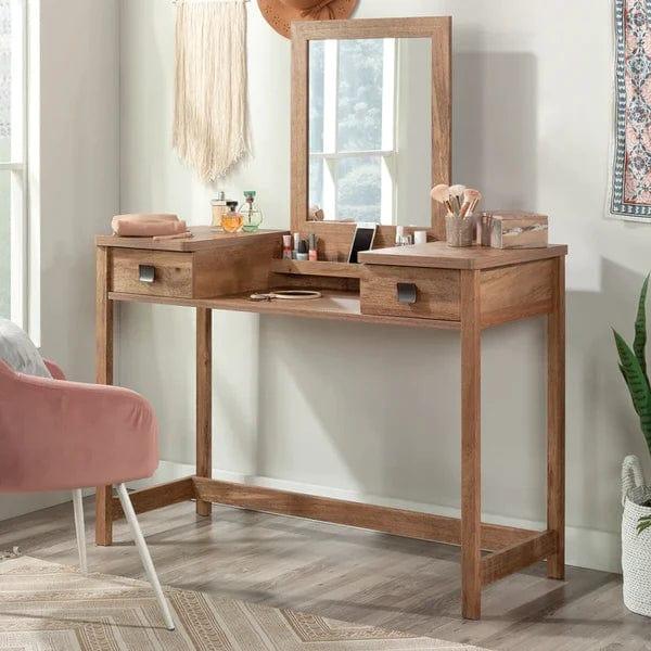 Mathias Vanity Simple Dressing Table Design With Mirror - Ouch Cart