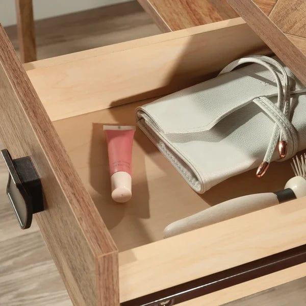 Mathias Vanity Simple Dressing Table Design With Mirror - Ouch Cart